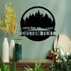 Custom Metal Sign Pine Tree Wall Art Home Door Garage Vintage Gift