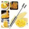 1PCS Corn Kernel Peeling Artifact Kitchen Food Grade Stainless Steel Scraper Fast Corn Shovel Planer Manual Planer Vegetable Cutter