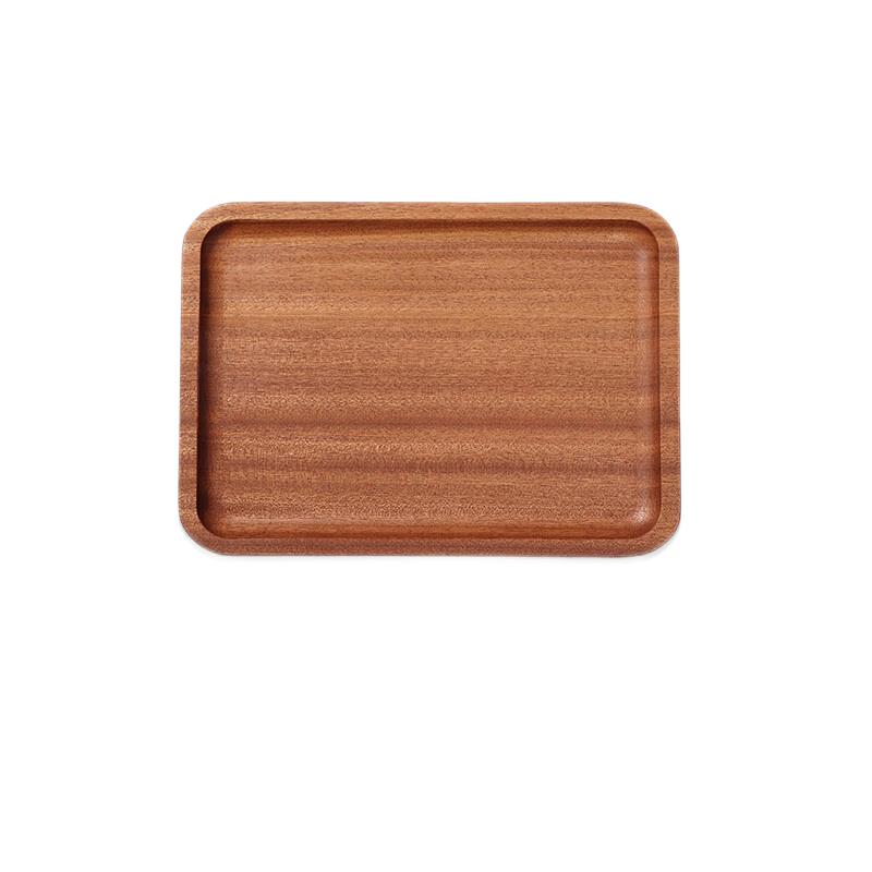 Black Walnut Wood Rectangular Serving Tray