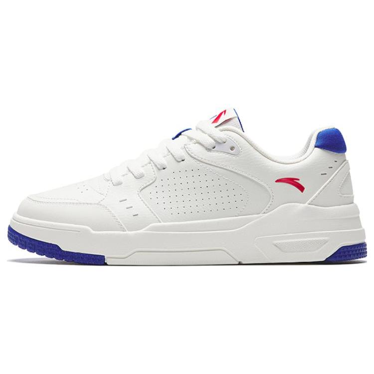 

Anta 982GZ Anti Slip Wear Resistant Low Top Skateboard Shoes Men s White Blue 44