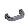 20 Pcs Arch Bridge Buckle Square 17x8x5mm Alloy D Ring Connector Buckle with PH Screws for Bag Handbag Clothing Belt Silver Black