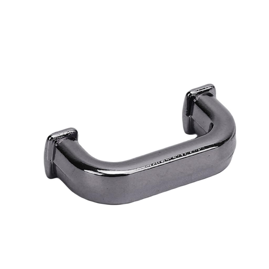 20 Pcs Arch Bridge Buckle Square 17x8x5mm Alloy D Ring Connector Buckle with PH Screws for Bag Handbag Clothing Belt Silver Black