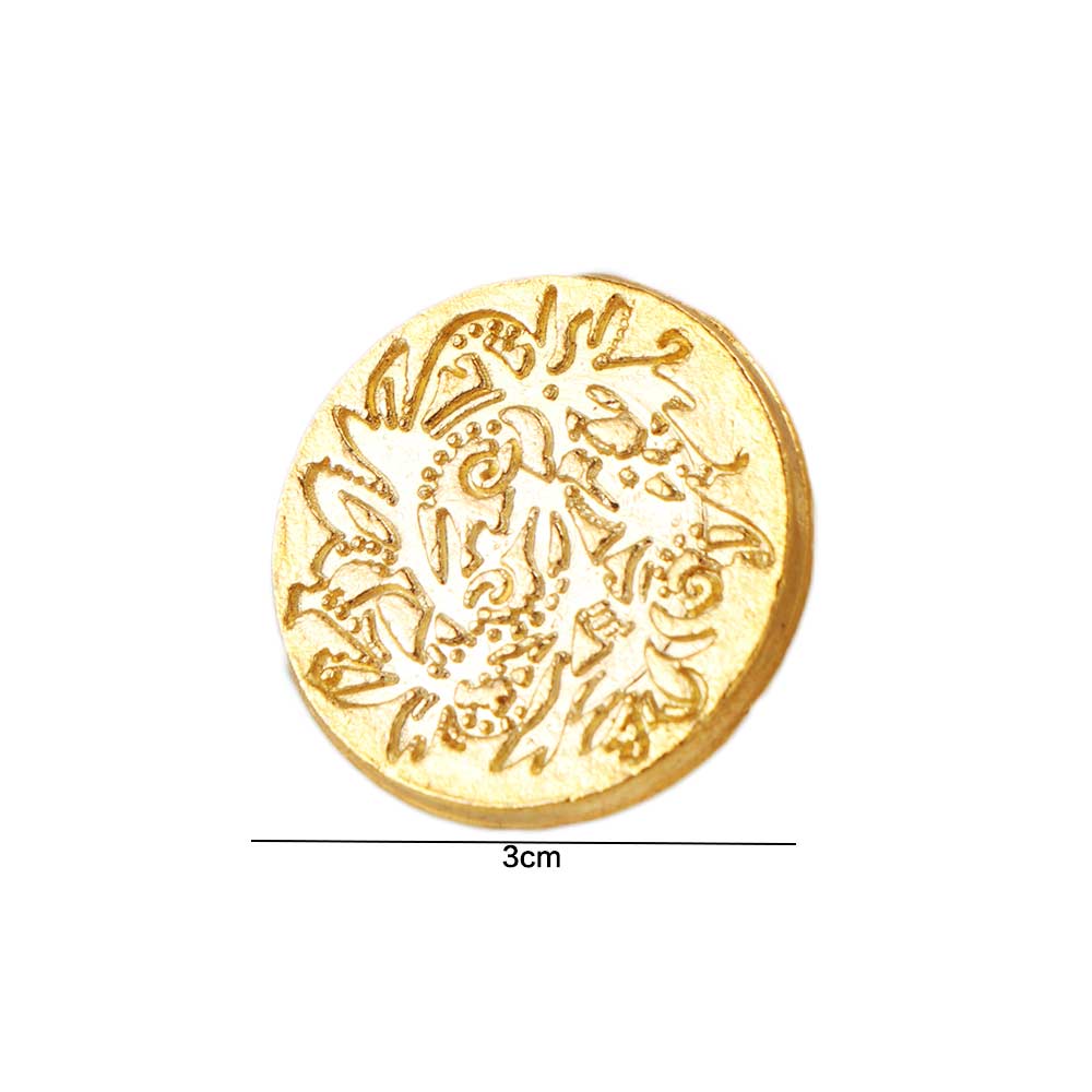 European-style Retro Sealing Wax Stamp Head Snowflake Wax Seal Stamp Polyshaped Head  Stamp