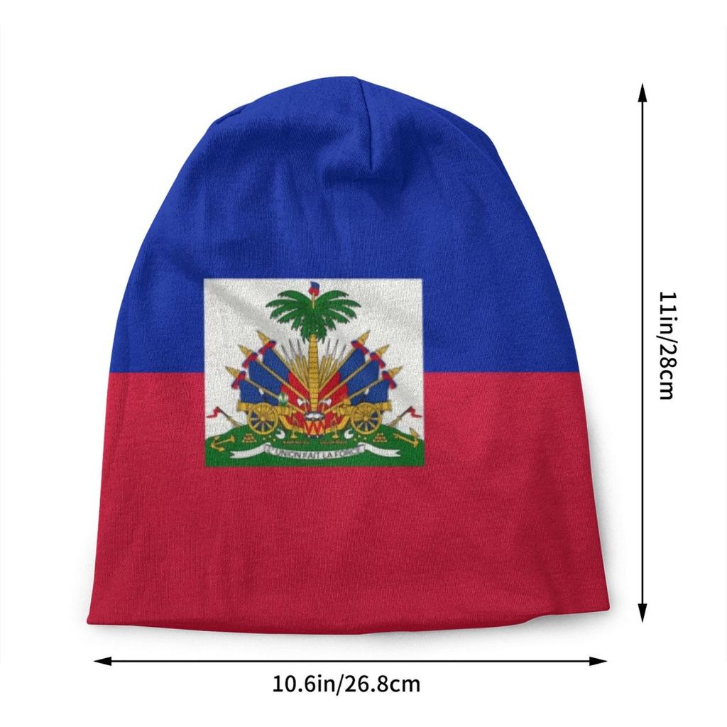 Flag Of Haiti Skullies Beanies Căciuli unisex iarnă Călărie tricotată caldă Femei Unisex Hip Hop Bonnet Adulti Căciulă de schi în aer liber