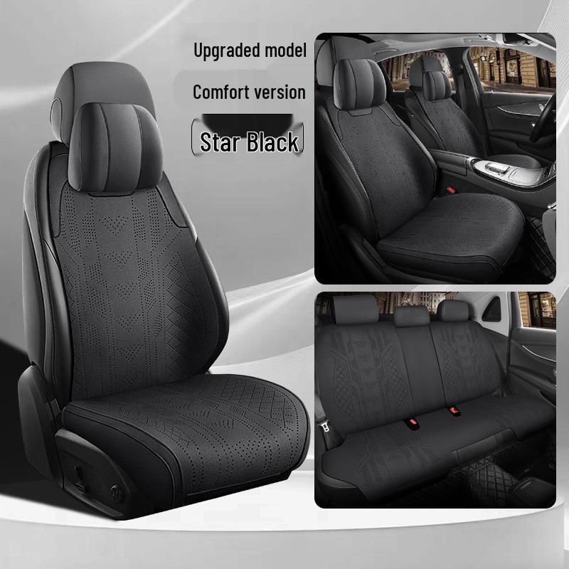 Geely Galaxy L7 Suede Seat Cushions & Covers - Long Teng MAX Asian Games Edition