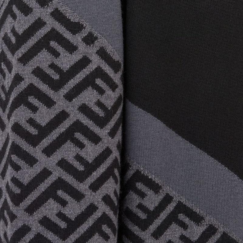 Fendi Ff Jacquard Crewneck Jumper FZX091AQKWF0QA1