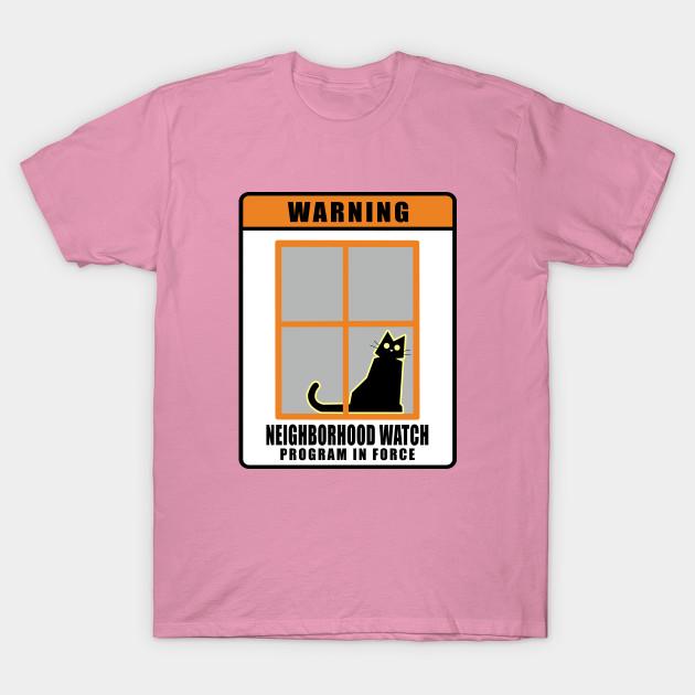 T Shirt Women Neighborhood Watch Cat Shirt Harajuku Print Kawaii Tshirt Summer Short Sleeve Female T-Shirt Top Tee