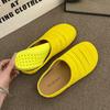 Niche Retro Flat-bottomed One-foot Half-slippers Casual Shoes Single Shoes Summer French Women's Shoes