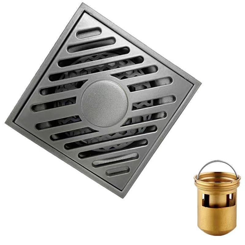Edelstahl Badezimmer Bodenabläufe Streifenverhinderung Geruchsschutz Balkonabfluss Duschabfluss Toilette Haarsieb