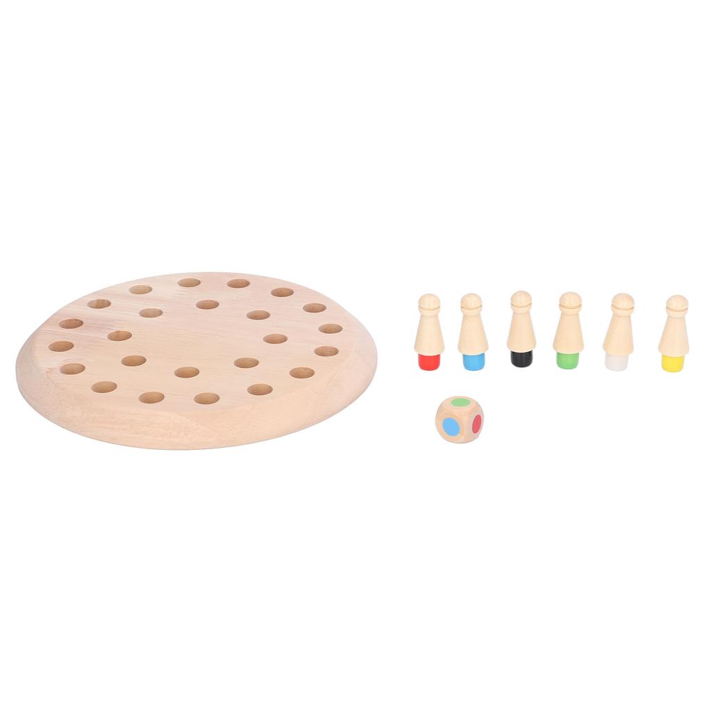 Wooden Memory Matchstick Chess Game Funny Interaction Early Education Block Board Game for Boys