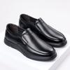 Lightweight Leather Shoes Men'S Autumn Men'S Round Head Casual Business Comfortable Leather Shoes Dad Shoes