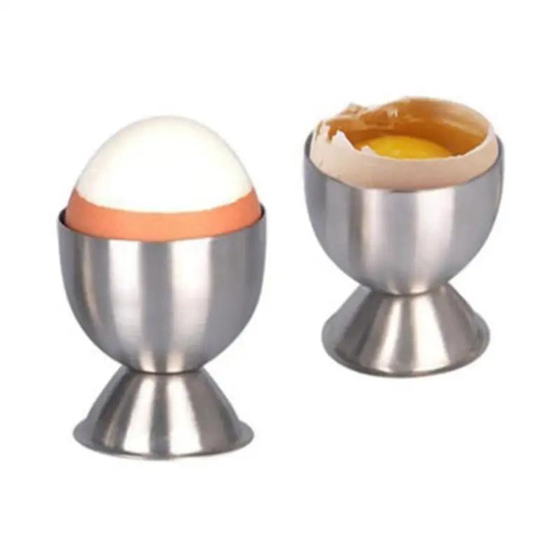 Stainless Steel Soft Boiled Egg Cups Egg Holder Tabletop Cup Stand Kitchen Breakfast Cooking Tool