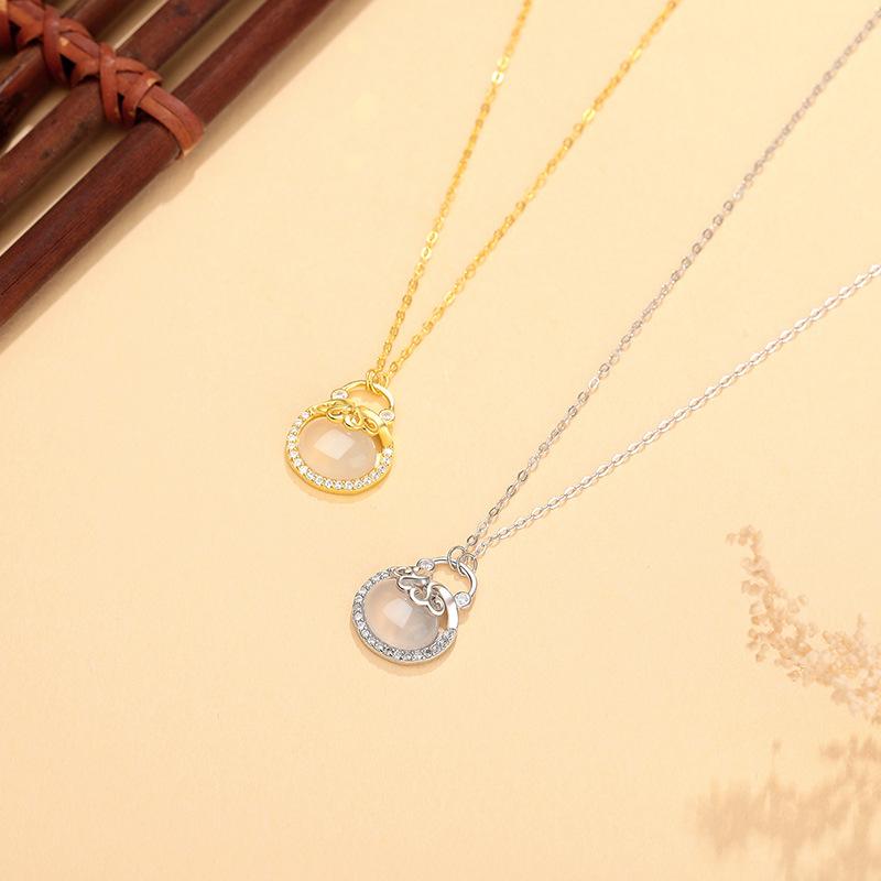 

Small and Luxury Ruyi Money Bag Necklace for Women s Birthday Gift Collar Chain