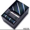 Men's Formal Business Jacquard Tie Gift Box Set