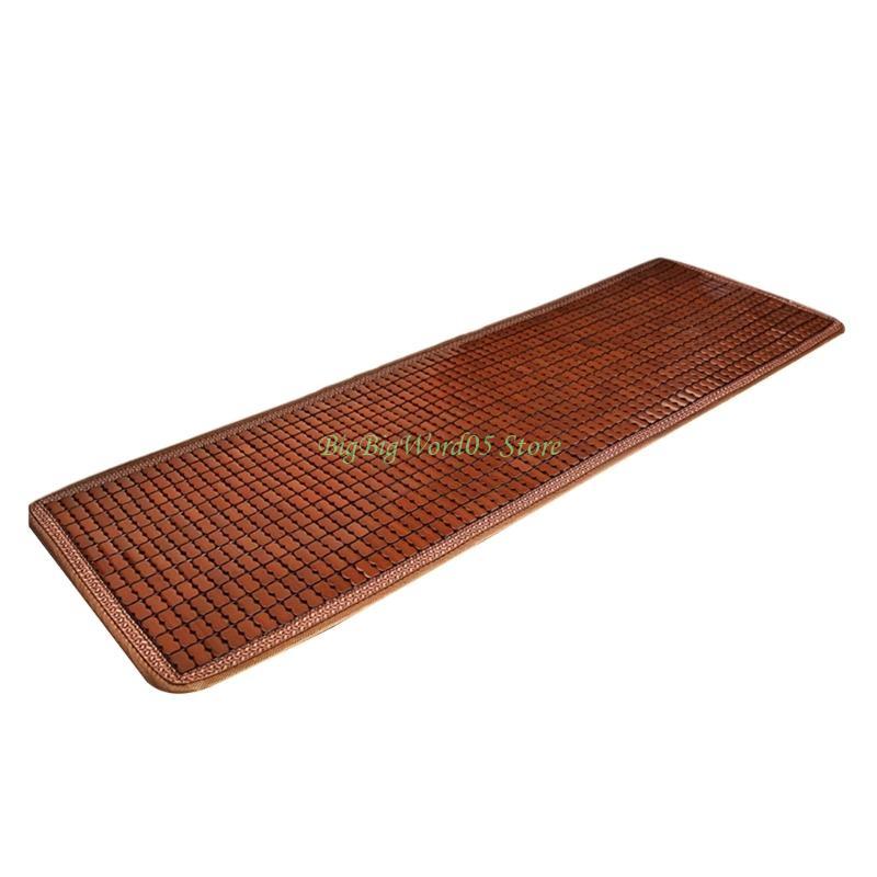24TE Bamboos Seats Cover Bamboos Seats Mats for Breathable Comfortable in Offices Car