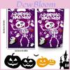 Halloween Pumpkin Printed Gift Bag With Drawstring For Children Party Favor Packaging