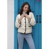 Nuova Giacca Imbottita in Cotone Ins Giacca Sottile Imbottita in Cotone Giacca Imbottita Piccola Moda Primavera e Autunno Abbigliamento Donna Cappotto Stile Piccolo Fragrante