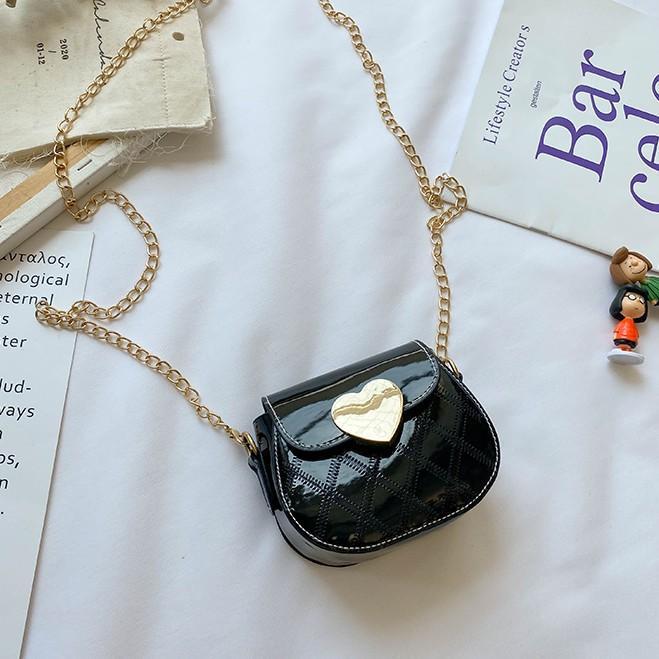 Children's bag women's new children's bag cute small satchel foreign fashion girls chain messenger bag tide