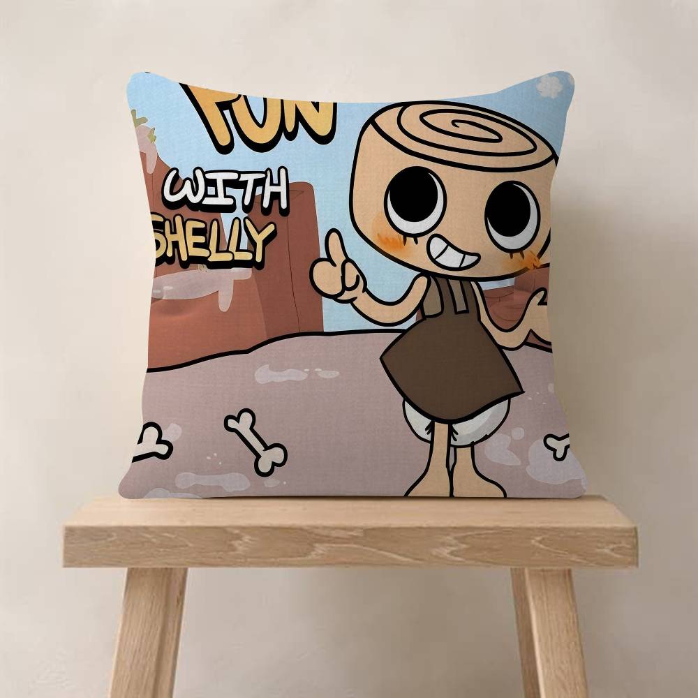 Popular Game DDandys World Pillow Gift Home Office Decoration Pillow Bedroom Sofa Car Cushion CoverPillow Case