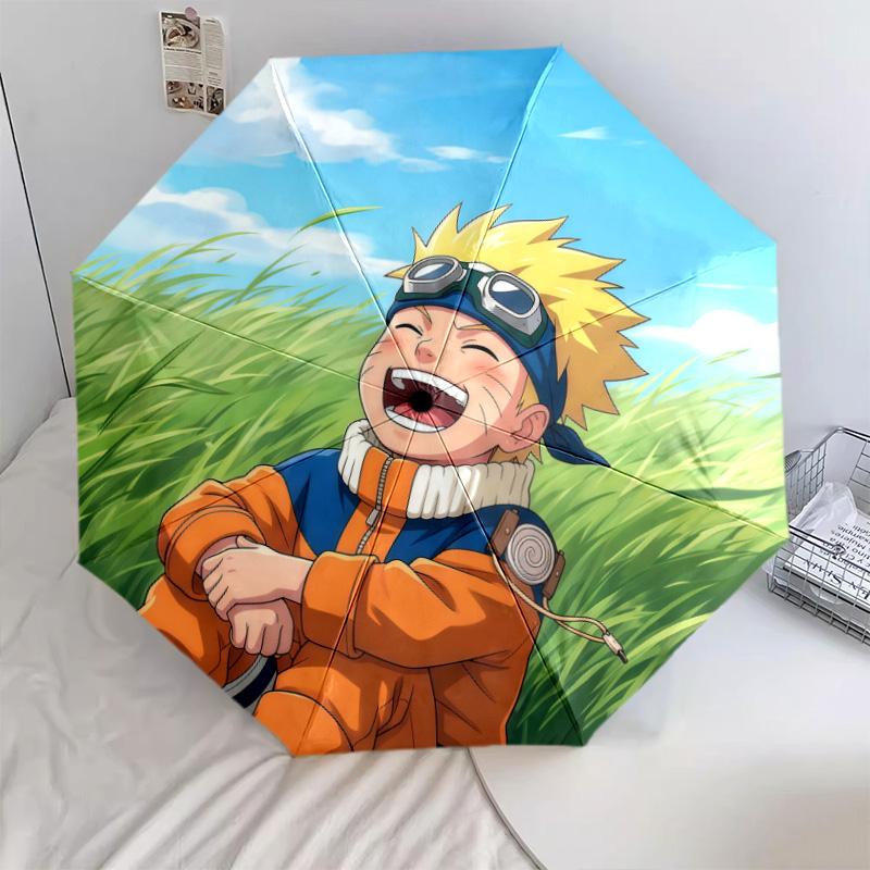 Naruto Naruto Daily Growth 8-Bone Automatic Folding Umbrella, Stylish, Perfect Gift for Anime Enthusiasts
