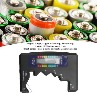 Battery Tester Cell Analyzer Digital Battery Capacity Gauge Tester D C N AA 9V 1.5V Button Cell Analyzer
