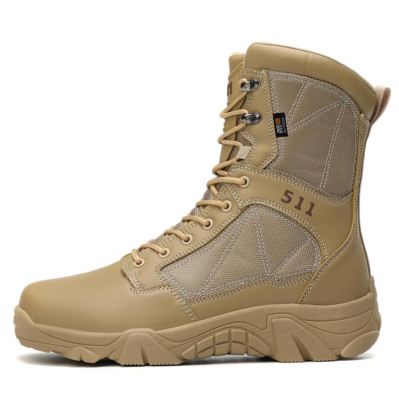 Men Tactical Boot Military Safety Original Hunting Hiking Shoes Desert Motorcycle Comfortable Unisex Ankle Army Climbing Shoes