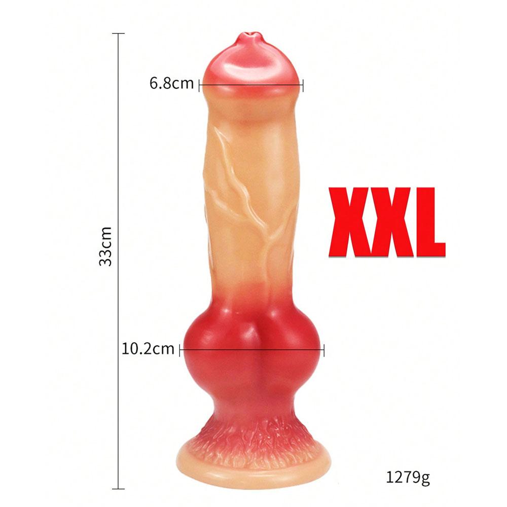 Realistic Huge Dog Dildo Anal Plug With Suction Cup Silicone Big Butt Plug Prostate Massager Adult Sex Toys for Men Women sextoy