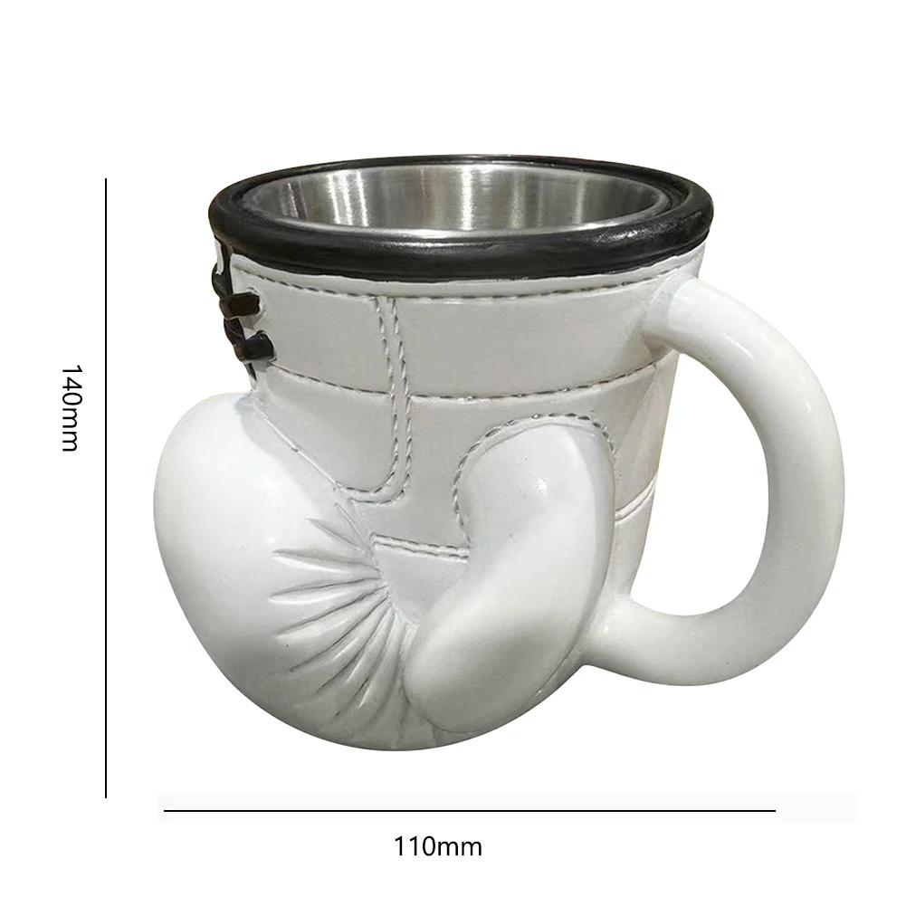 Boxing Glove Mug Sports Themed Mugs Novelty Coffee Cup Gifts Funny Water Cup Kitchen Drinkware with Handle Gift for Boxing Lover