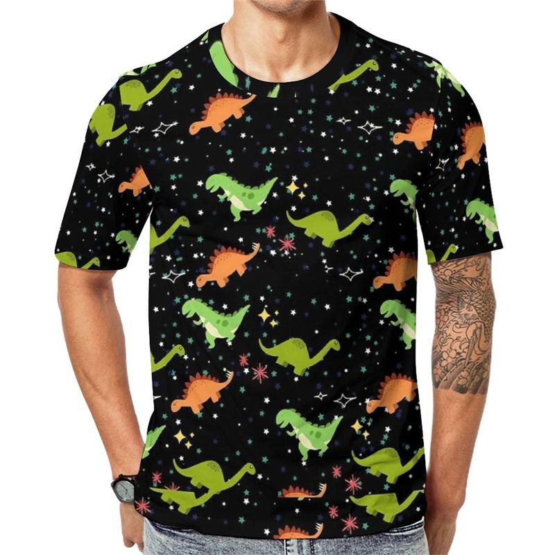 Dinosaur 3d Printed T-shirt Men's Women's Clothing Cute Dino Pattern Kids New In Tops & Tees Casual Fashion Cartoon T Shirt