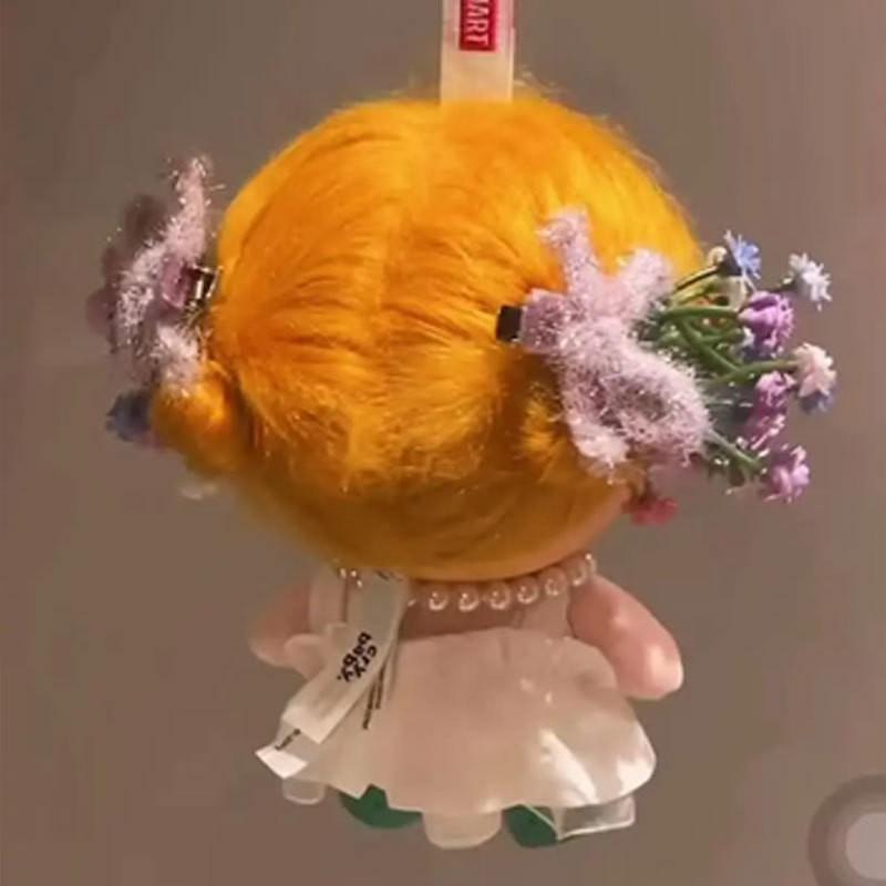 15cm BJD Doll Outfit Set Floral Hairpin Skirt Necklace Crybaby Dolls Tea Rose Vacation Style