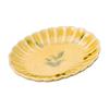 Yellow Seto Chrysanthemum Split Plate Plate [17.5×13.5×2.5cm]