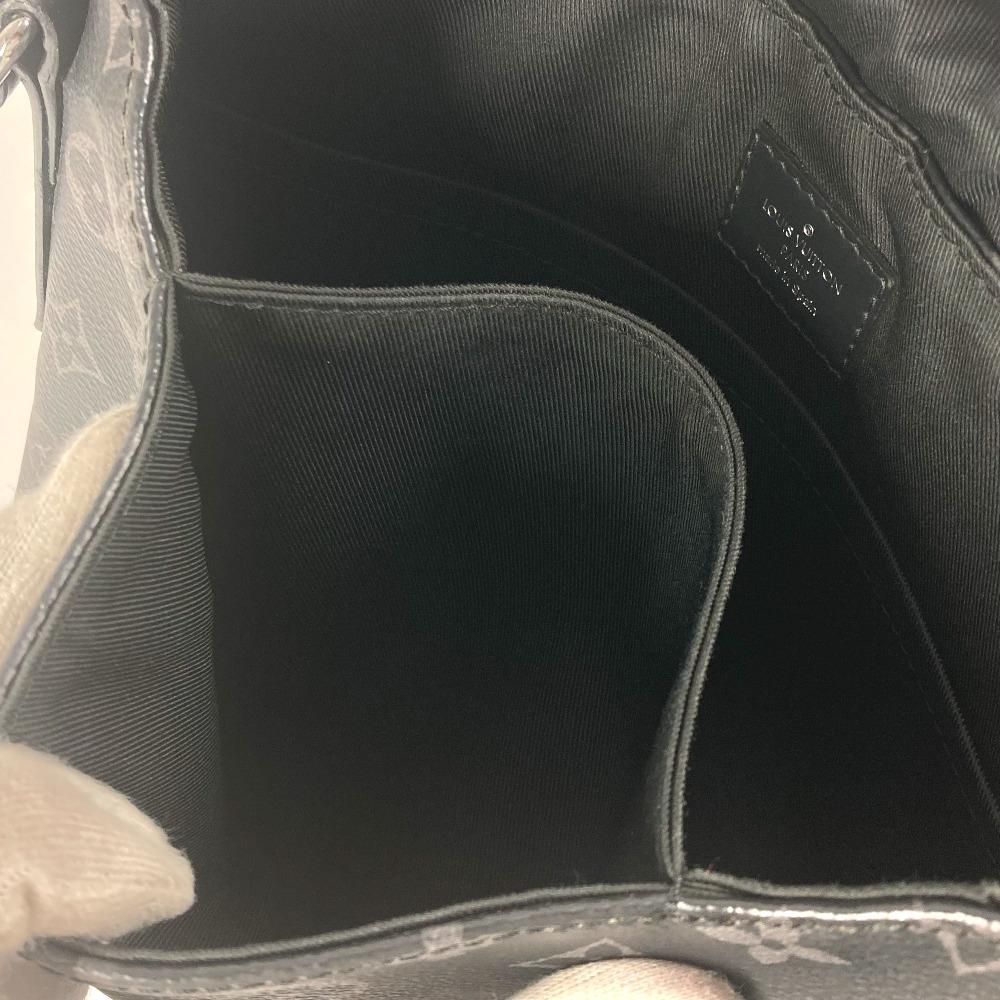 Louis Vuitton M45272 MonogramEclipse District PM bag flap crossbody Shoulder Bag