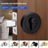 Copper Door Lock Cylinder Chrome Metal Deadbolt Single Cylinder Bolt for Home Door Gate