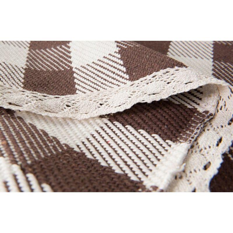 

Four Seasons Cotton Linen Sofa Cushion Fabric Solid Wood Sofa Cushion Minimalist Modern Coarse Cloth Non Slip Anti-Static Xindi Woven Brown 45*45cm (custom shoot this)