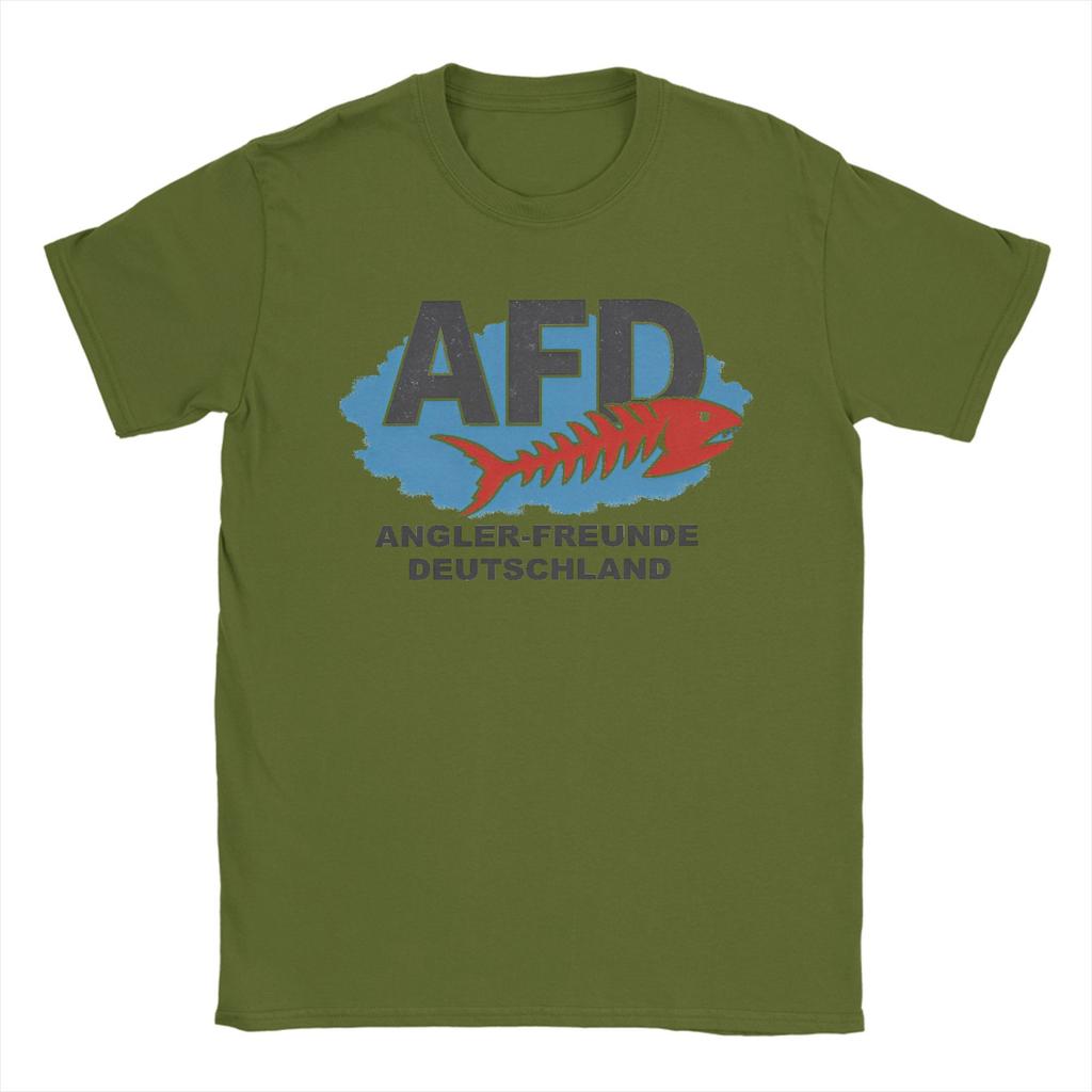 Alternative AFD Germany TShirt  Fashion TShirts ShortSleeved Streetwear Tops Summer 100 Cotton O Neck Plus Size 5XL Tees