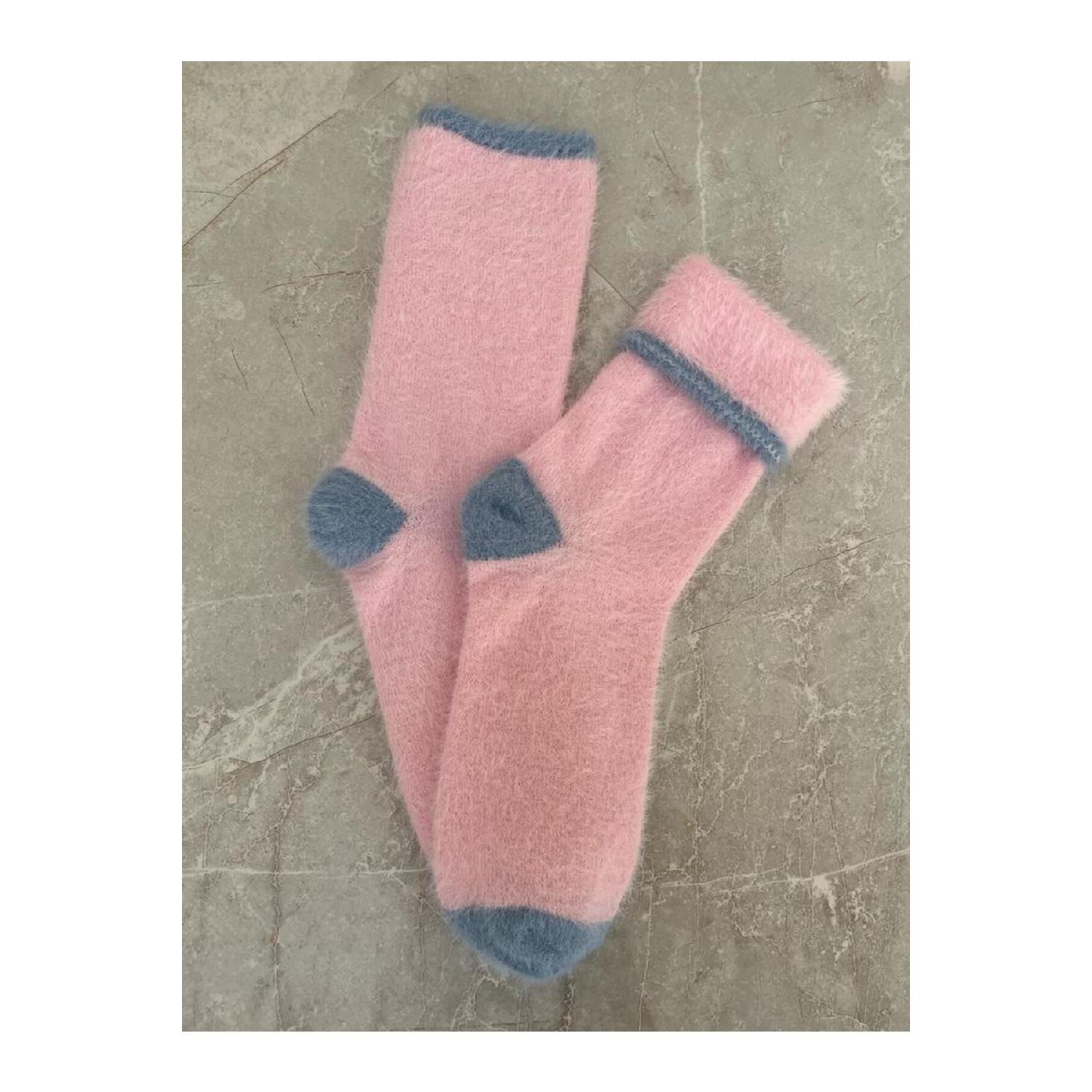 

Single Plush Winter Soft Wool Scented Pink Sleeping Socks 36-42 рожевий