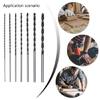 7Piece Professional Wood Bit Set 300mm Extended Length Carbon Steel Drill Bit For Deep Penetration In Lumber Beams