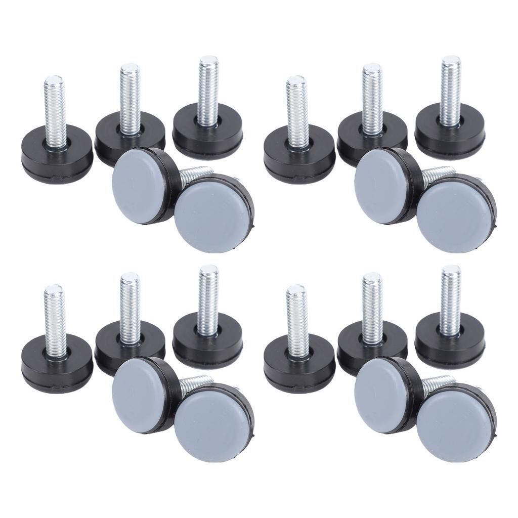 20PCS PTFE Furniture Leveler Feet M6 Thread Antislip Furniture Glides Slider for Tables Chairs Cabinets