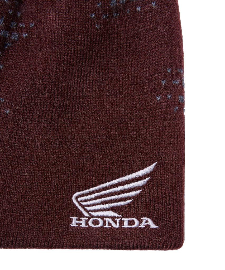 PHYPS MOTORCYCLE Camo Pattern Beanie Burgundy