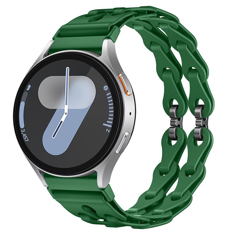 Fashion Hollow Silicone Strap for Samsung Watch7 & Huawei GT3 Pro