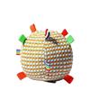 Durable Squeaky Plush Dog Ball - Soft, Chewable Fetch Toy for Dogs & Cats