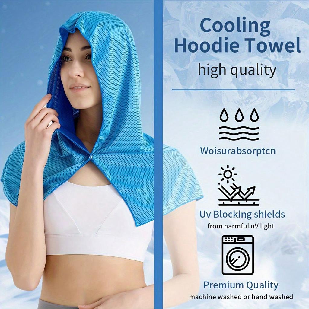 Summer sun protection, beach shawl, sweat absorbing, quick drying, fitness, hiking, fishing, cycling scarf