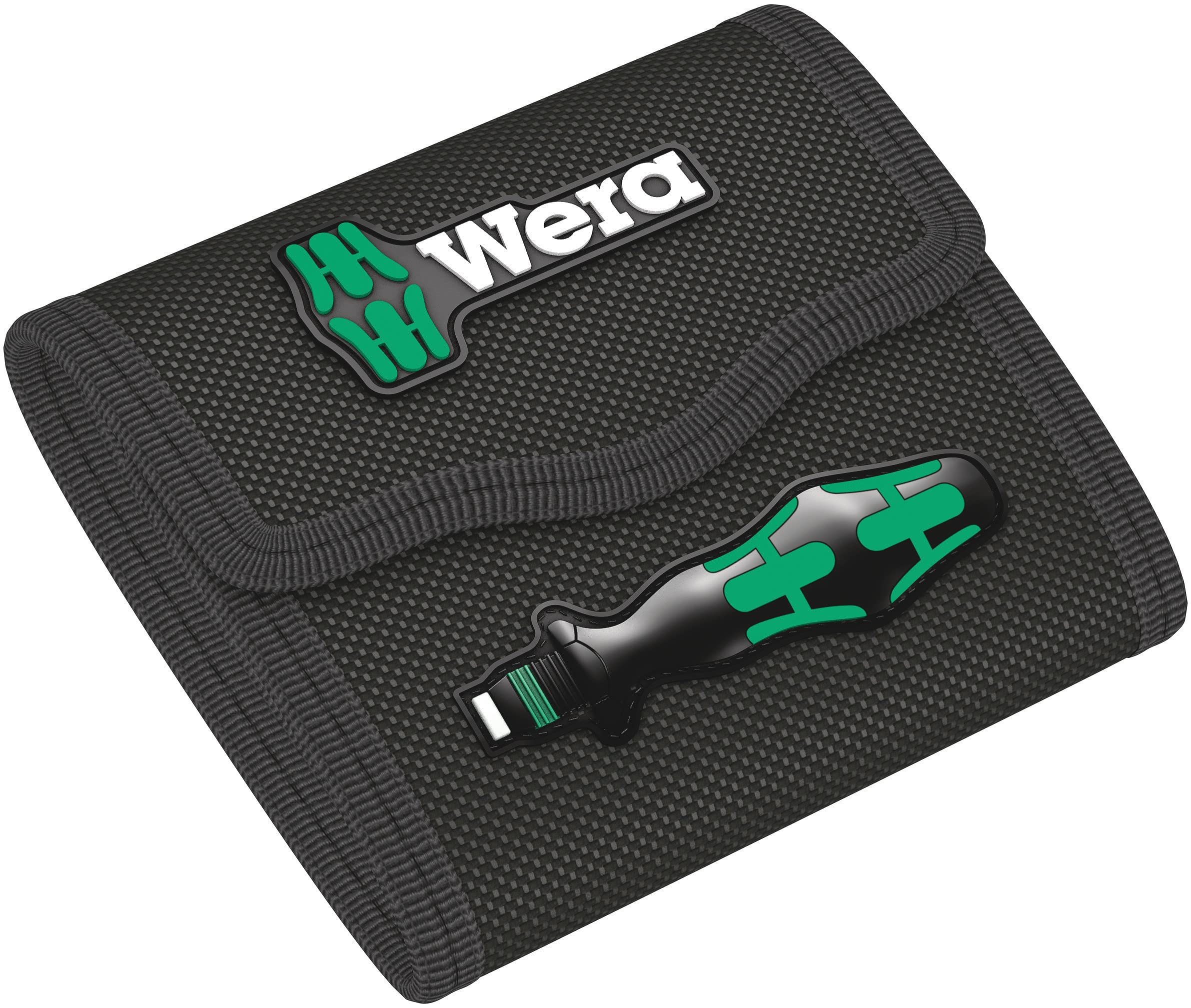 

WERA Kraftform Compact Interchangeable Screwdriver Storage Pouch with Belt 135 x 120 671387 Loop, mm,