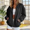 Women's Casual Button-Up Baseball Jacket with Pockets for Everyday Wear