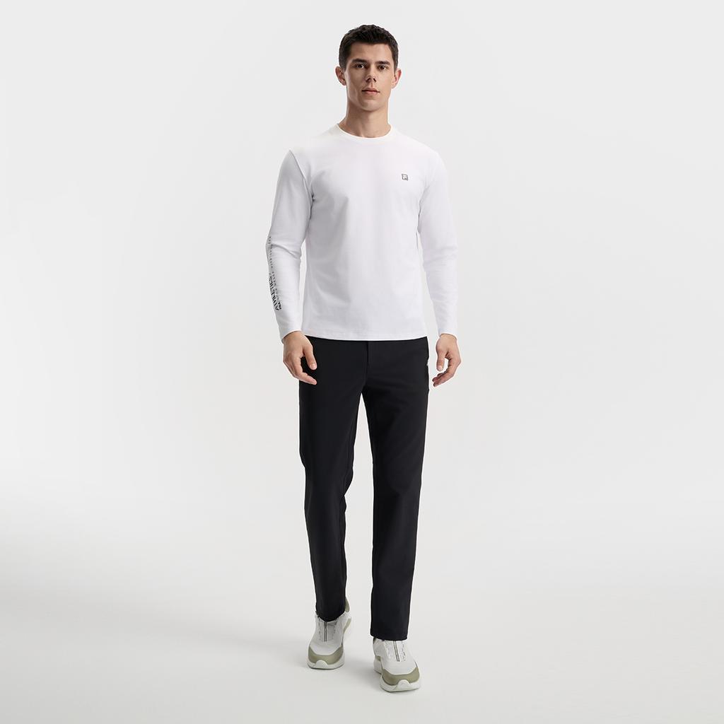 New FILA A.P. Casual Pants Men's Pitch Black A11M531804FBK