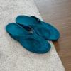 Versione in pelle di pecora~ Scarpe infradito versatili coreane per donna da indossare in estate, suola spessa, suola piatta, pantofole fresche per le vacanze