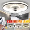 AC 220V Dimmable LED Ceiling Fan Light Remote Control Fan With Lighting Adjustable Wind Speed LED Air Cooler Lamp 72W