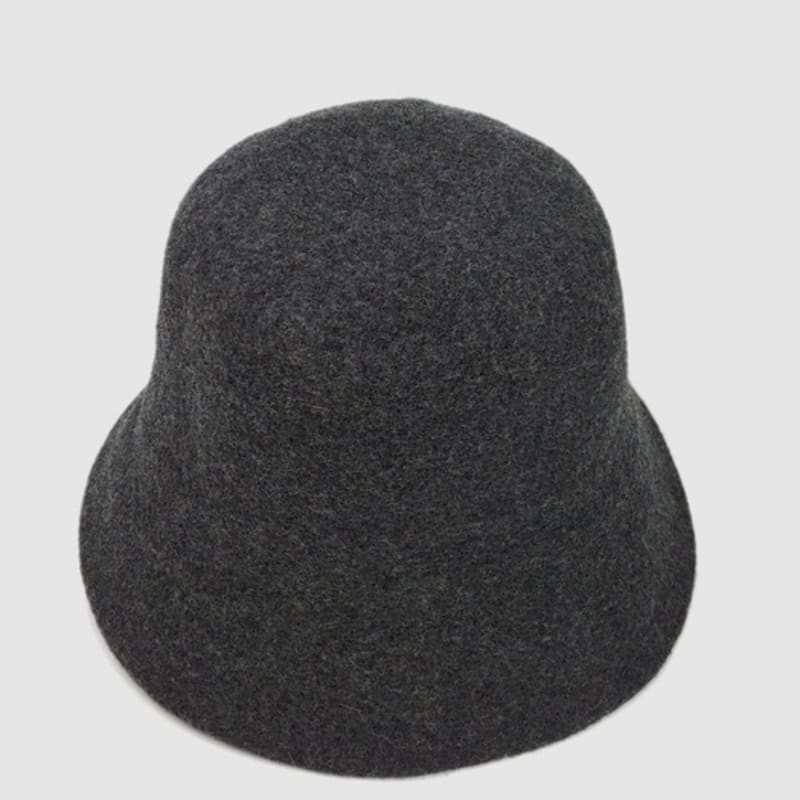LALA Wool Bucket Hat - D Gray