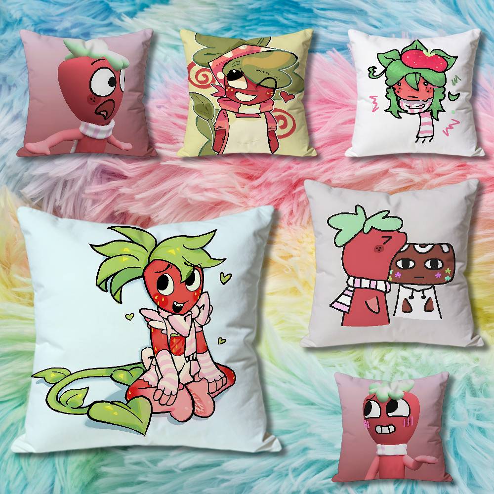 DDandys WWorlds Kiełek Anime Celebryta Towar Uniwersalny Nadrukowana Poszewka na Poduszkę Sofa Samochód Biuro Pokój Dekoracja Ochrona