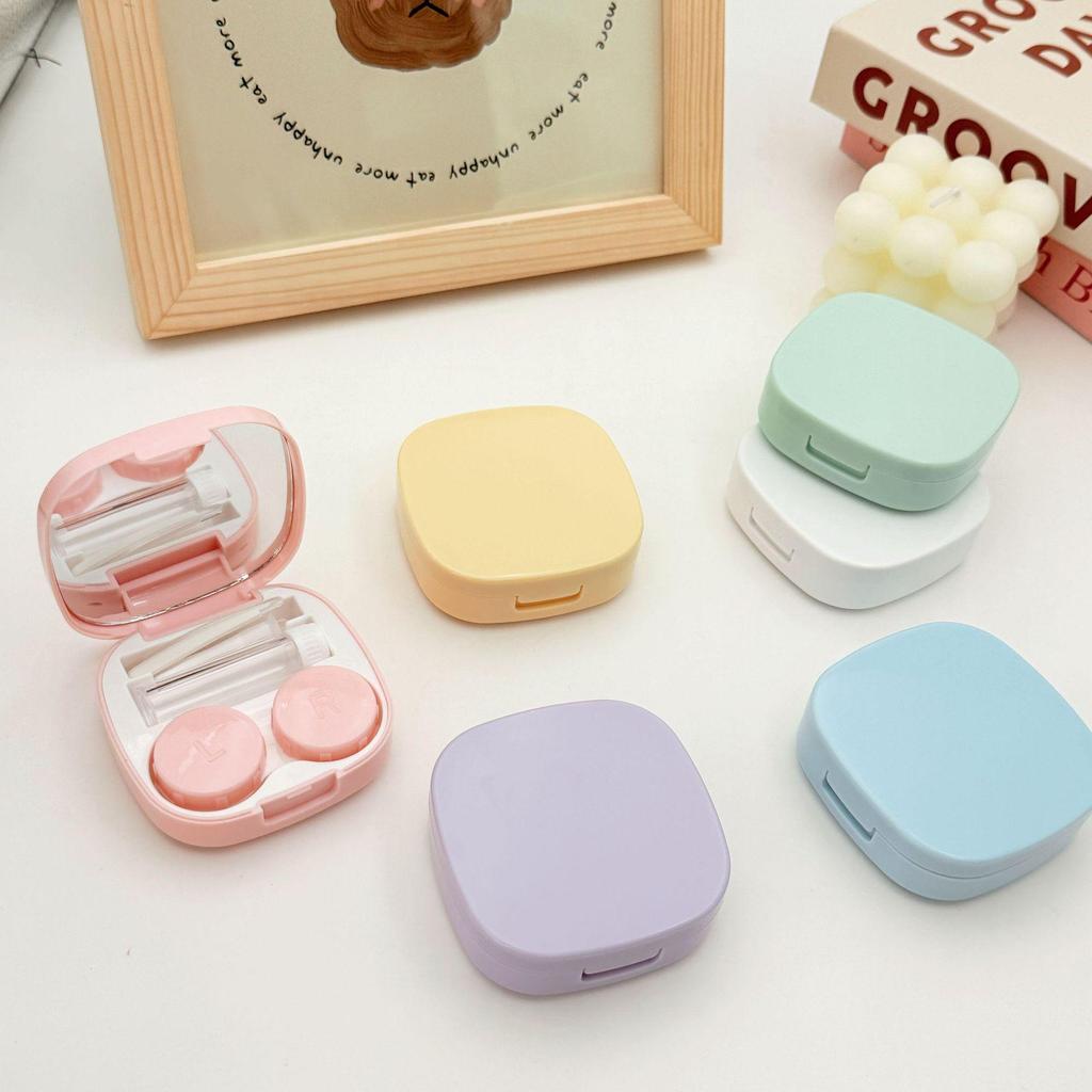 Mingtai Macaron Color Contact Lens Case – Portable & Convenient